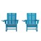 Flash Furniture Blue Adirondack Rocking Chairs with Cupholder, 2PK 2-LE-HMP-1045-31-BL-GG - alternate 10